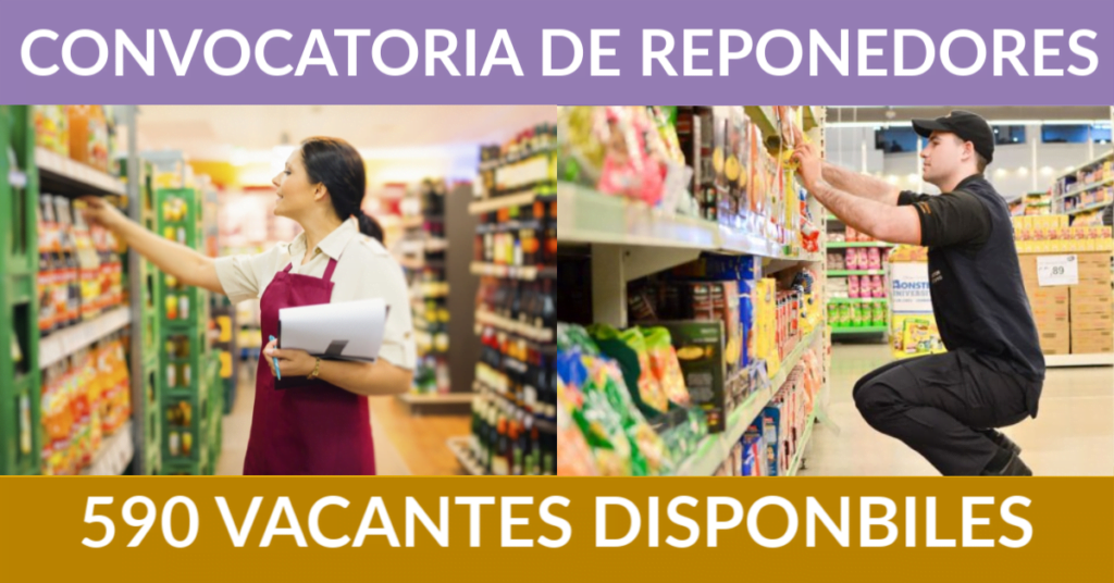 590 ofertas de trabajo de SUPERMERCADOS encontradas