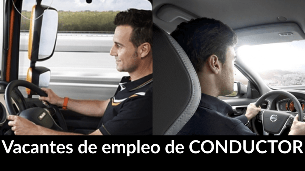 Vacantes de empleo de CONDUCTOR