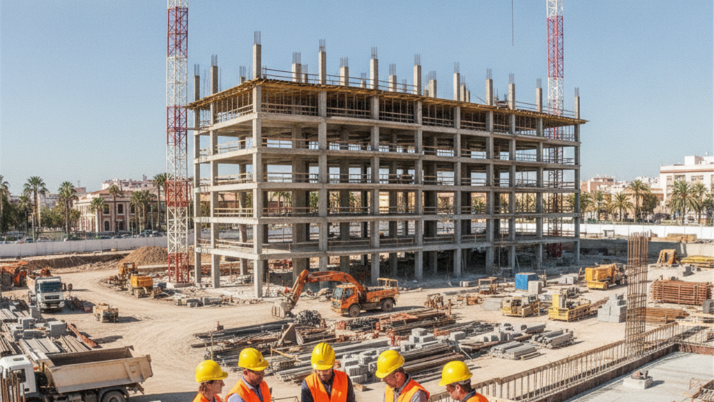 empleo construccion espana obra