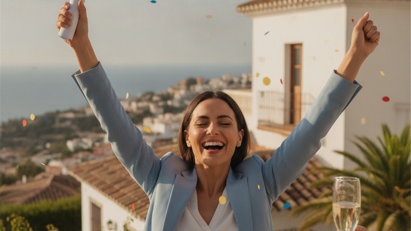 profesional recibiendo oferta de trabajo en España