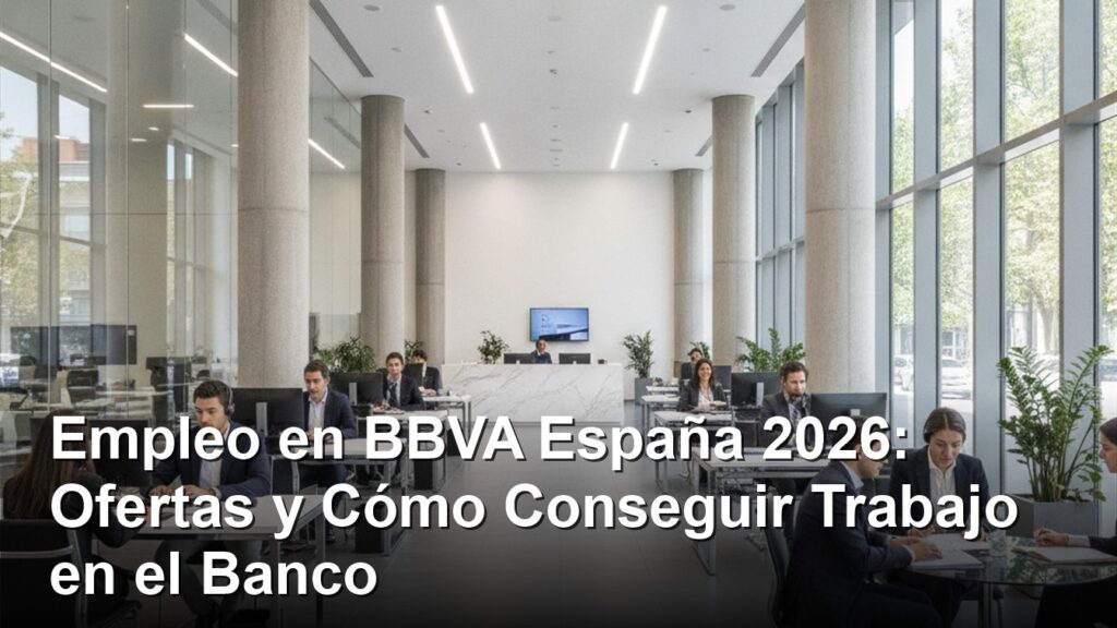 empleo bbva espana banco