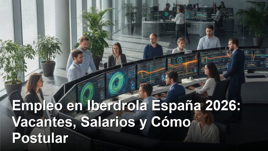 empleo iberdrola espana 2026