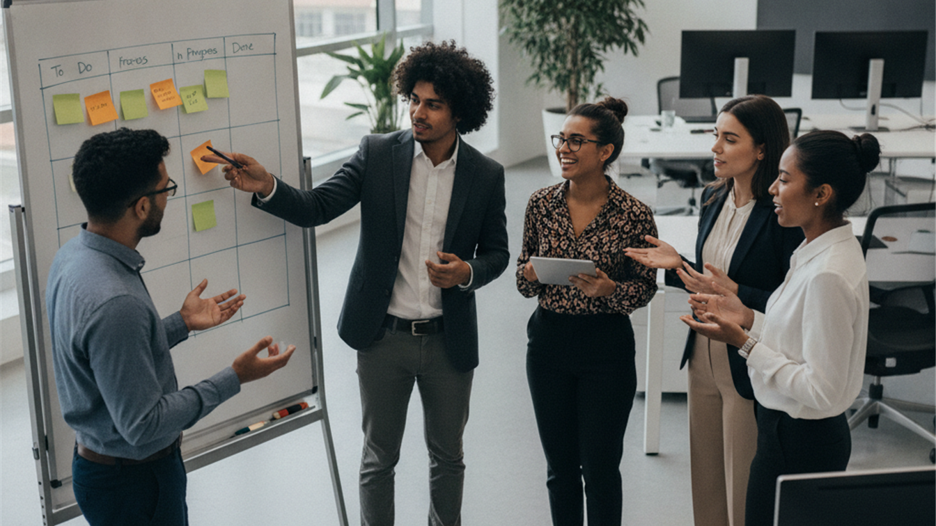empleo tecnologia trabajo en equipo