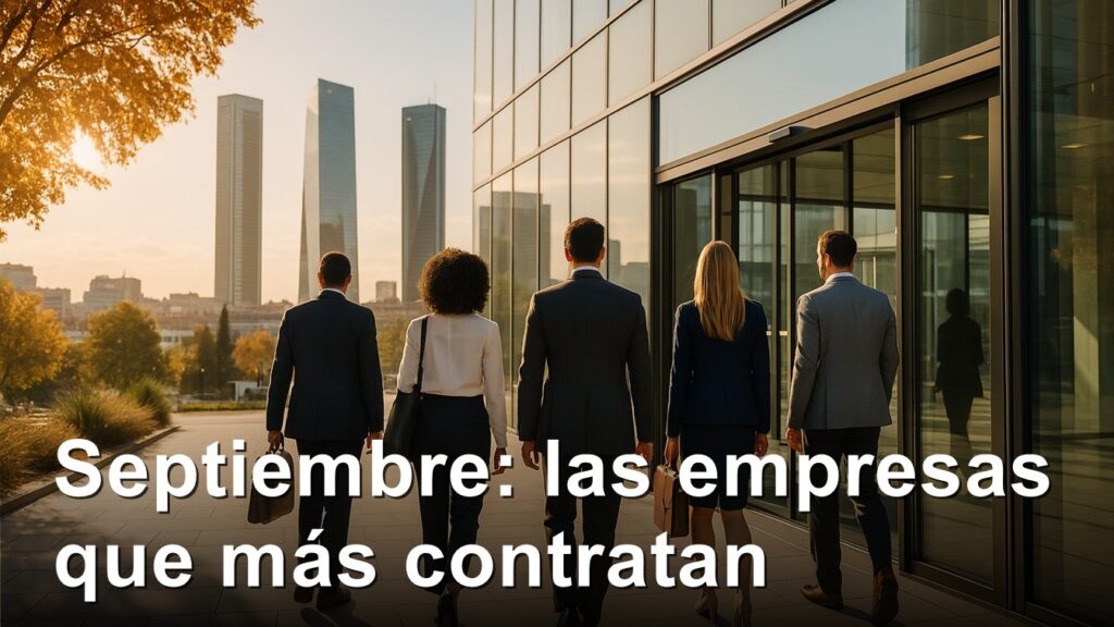 empresas que contratan septiembre espana 2026