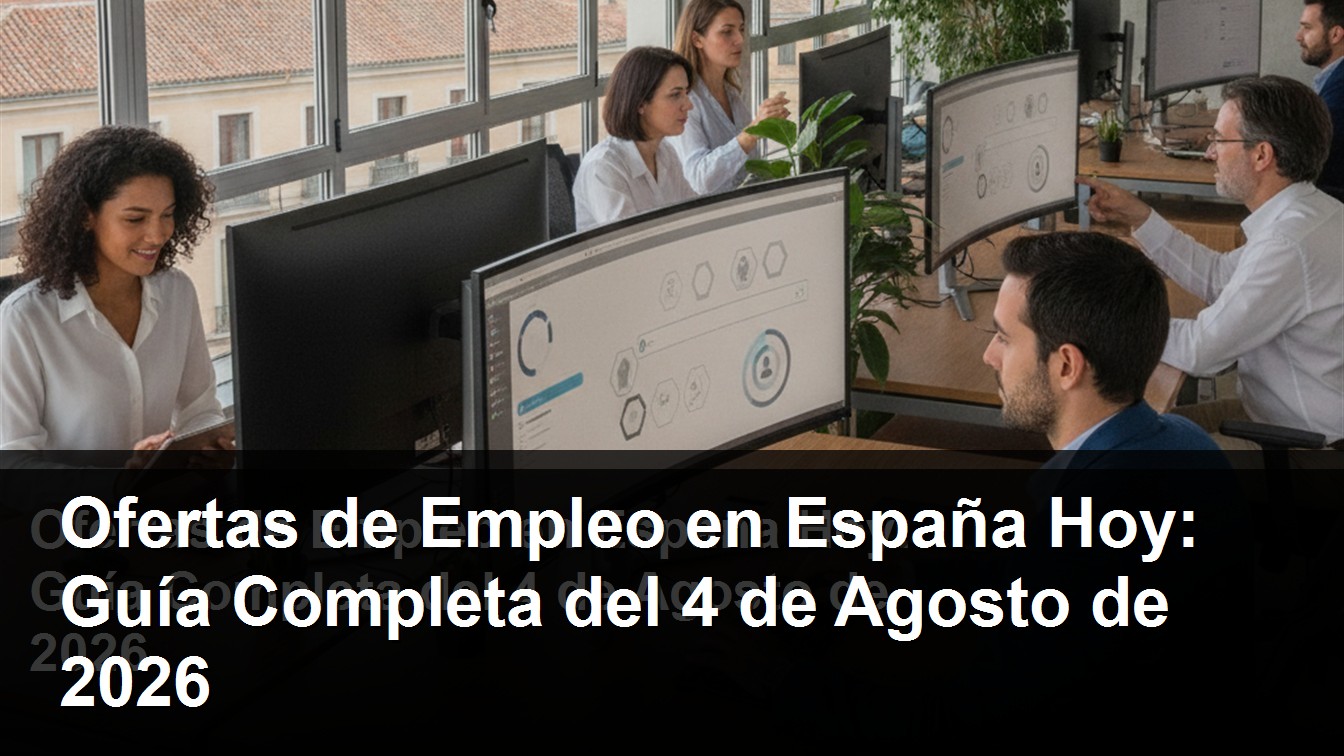 ofertas de empleo España hoy