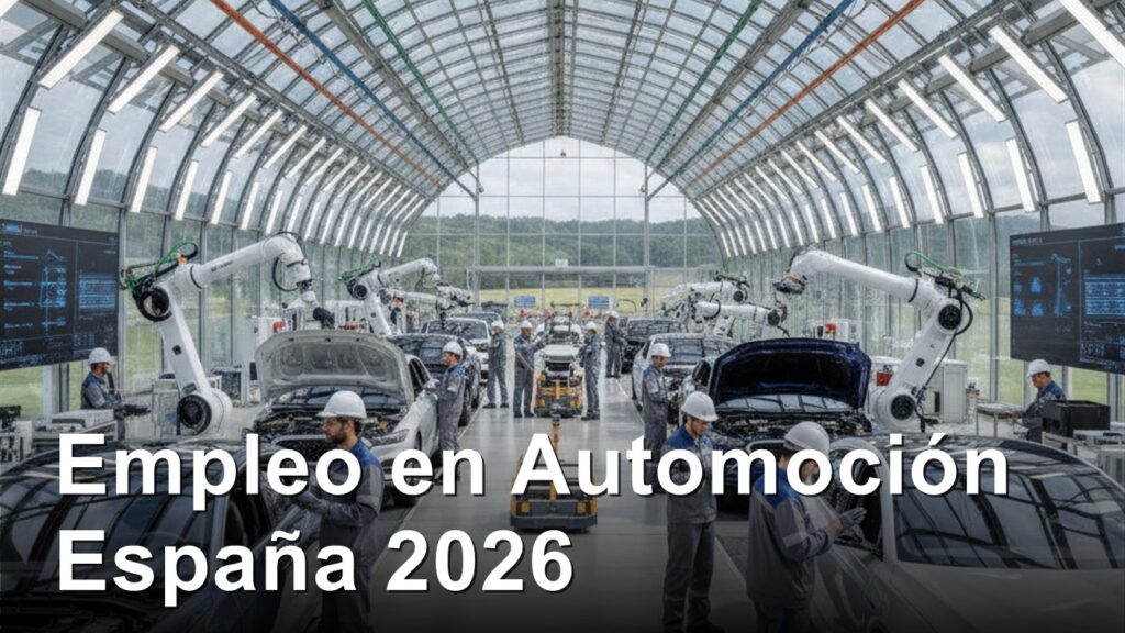empleo automocion espana 2026
