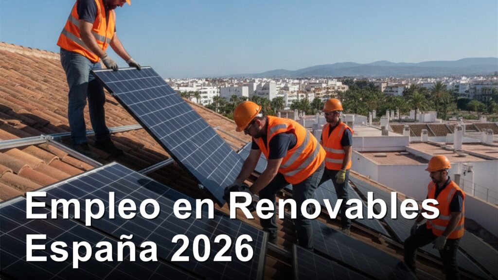 empleo energias renovables espana 2026