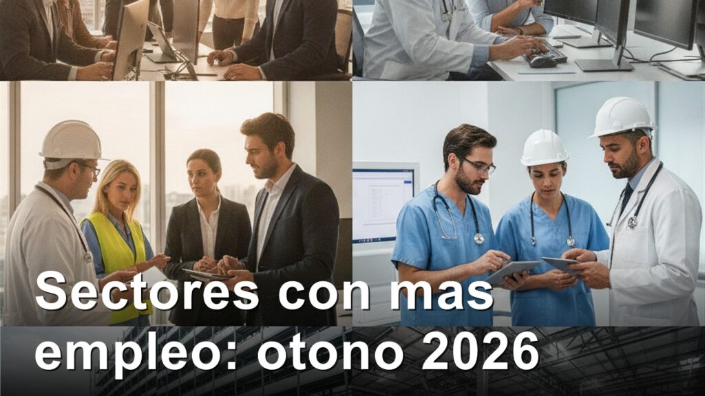 sectores empleo espana otono 2026