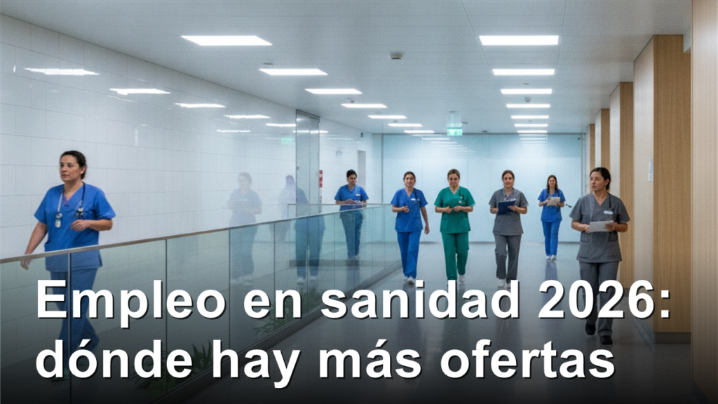 empleo sanidad enfermeria espana