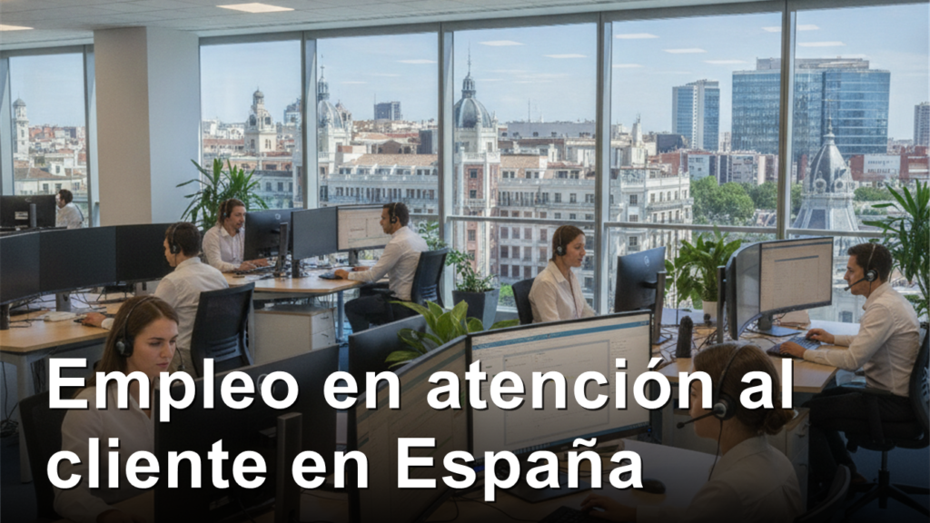 atencion al cliente call center empleo espana